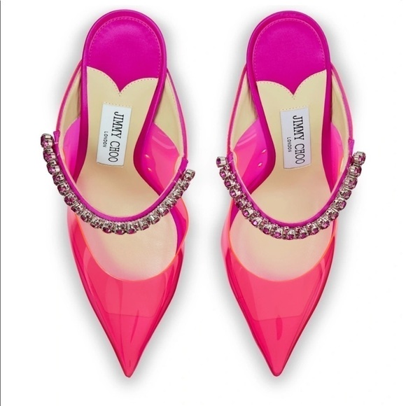 Jimmy Choo PVC Bing 100 Heels Pump - Picture 3 of 8